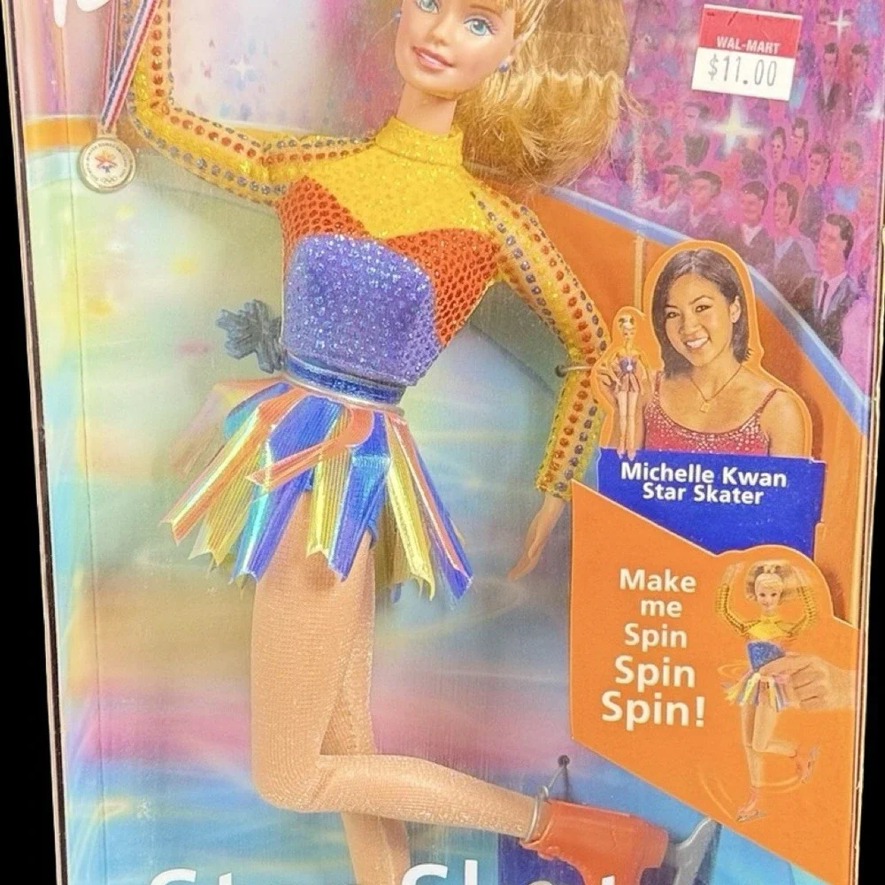 Mattel Star Skater Barbie Doll Olympic Winter Games #53375 2002 NIB READ